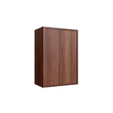 Oslo Classic Walnut Single Door Wall Cabinet - 15" W x 30" H