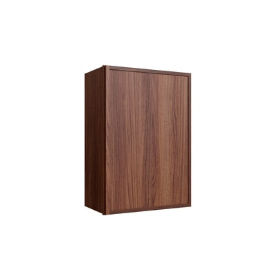 Oslo Classic Walnut Single Door Wall Cabinet - 21" W x 30" H
