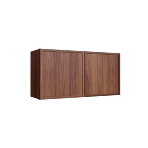 Oslo Classic Walnut Double Door Wall Cabinet - 30