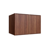 Oslo Classic Walnut Deep Wall Cabinet - 33" W x 24" H x 24" D