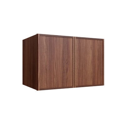 Oslo Classic Walnut Deep Wall Cabinet - 33" W x 24" H x 24" D