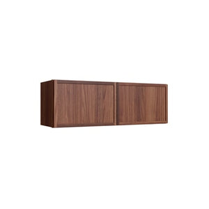 Oslo Classic Walnut Double Door Wall Cabinet - 36