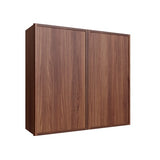 Oslo Classic Walnut Double Door Wall Cabinet - 39" W x 36" H