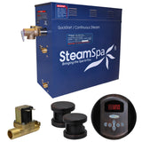 SteamSpa Oasis 10.5 KW QuickStart Acu-Steam Bath Generator Package with Built-in Auto Drain in Oil Rubbed Bronze OA1050OB-A