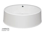 Americh OC6021BA5-BI Oceane 60 - Builder Series / Airbath 5 Combo - Biscuit