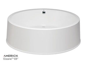 Americh OC6021BA5-BI Oceane 60 - Builder Series / Airbath 5 Combo - Biscuit
