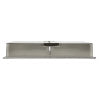 ALFI brand 12 x 24 Brushed Stainless Steel Vertical Double Shelf Bath Shower Niche