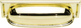 Atlas Homewares Campaign Rope Cup Pull 3 3/4 Inch (c-c) Polished Brass