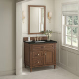 Lorelai 36" Single Vanity, Mid-Century Walnut, w/ 3 CM Phantome Eclos Top
