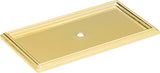 Atlas Homewares Campaign Rope Backplate 3 11/16 Inch Polished Brass