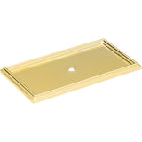 Atlas Homewares Campaign Rope Backplate 3 11/16 Inch Polished Brass