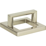 Atlas Homewares Tableau Square Base and Top 1 13/16 Inch (c-c) Brushed Nickel