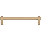 Top Knobs TK3212 Lawrence Pull 6 5/16 Inch Center to Center - Honey Bronze