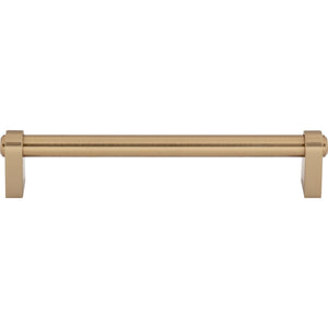 Top Knobs TK3212 Lawrence Pull 6 5/16 Inch Center to Center - Honey Bronze