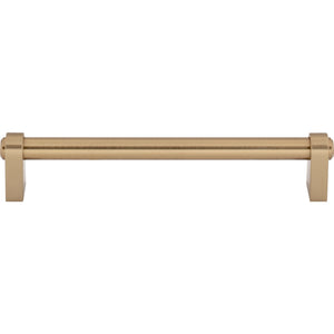 Top Knobs TK3212 Lawrence Pull 6 5/16 Inch Center to Center - Honey Bronze