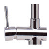 ALFI brand AB2038-PSS Solid Polished Stainless Steel Retractable Single Hole Kitchen Faucet