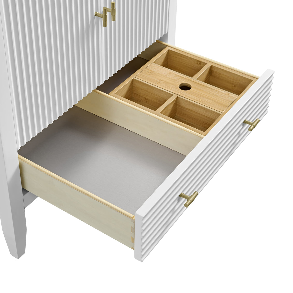 Myrrin 30" Single Vanity Cabinet, Bright White