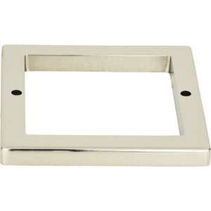 Atlas Homewares Tableau Square Base 2 1/2 Inch Polished Nickel