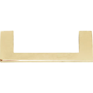Atlas Homewares Angled Drop Pull 3 3/4 Inch (c-c) French Gold