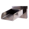 ALFI brand AB1796-BN Brushed Nickel Widespread Wall Mounted Modern Waterfall Bathroom Faucet