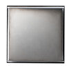 ALFI brand 12" x 12" Black Matte Stainless Steel Square Single Shelf Bath Shower Niche