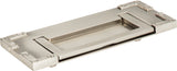 Atlas Homewares Campaign L-Bracket Drop Pull 3 Inch (c-c) Brushed Nickel
