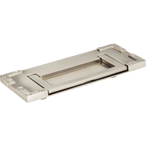 Atlas Homewares Campaign L-Bracket Drop Pull 3 Inch (c-c) Brushed Nickel