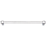 Atlas Homewares Buckle Up Bath Towel Bar 24 Inch Single Polished Chrome