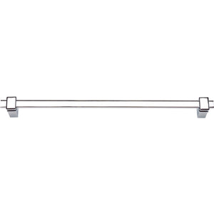 Atlas Homewares Buckle Up Bath Towel Bar 24 Inch Single Polished Chrome