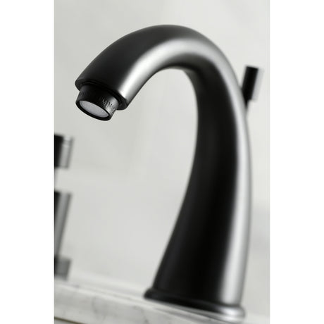 Kingston Brass KS2960DL 8 in. Widespread Bathroom Faucet, Matte Black