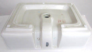 EAGO BA131  20" RECTANGULAR CERAMIC ABOVE MOUNT BASIN VESSEL SINK