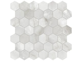 Anatolia Tile La Marca 2 Inch Hexagon Onyx Honed Porcelain Mosaics. 1 Sheet = .96 Sq. Ft. 4501-0354-0 Onyx Nuvolato 2" Hexagon Honed - premium natural stone mosaic tile from Anatolia Tile, available at PoshHaus showroom in Keene, NH