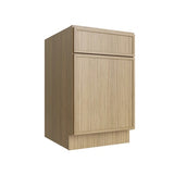 Oslo Oak Single Door Standard Base Cabinet - 12" W