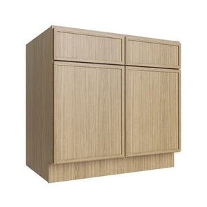 Oslo Oak Double Door Standard Base Cabinet - 39