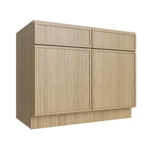 Oslo Oak Double Door Standard Base Cabinet - 42" W