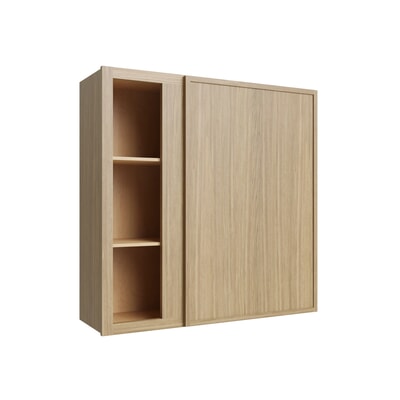 Oslo Oak Blind Wall Cabinet - 30" W x 36" H