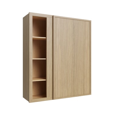 Oslo Oak Blind Wall Cabinet - 30" W x 42" H