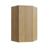 Oslo Oak Corner Wall Cabinet - 27" W x 36" H