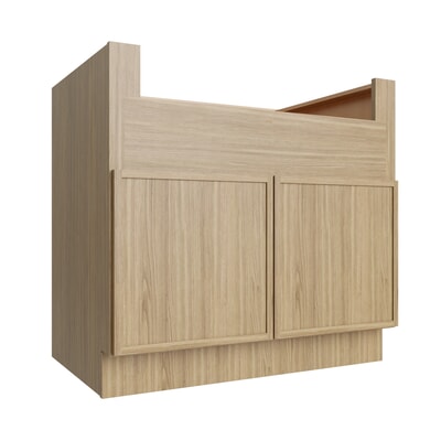 Oslo Oak Farm Sink Base Cabinet - 36" W