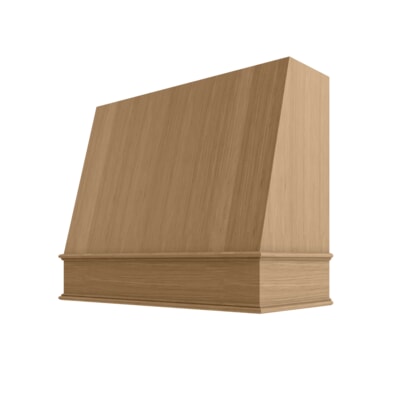 Oslo Oak Angled Hood Classic Trim - 30" W x 30" H