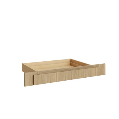 Oslo Oak Vanity Drawer - 36" W with Adjustable Sides