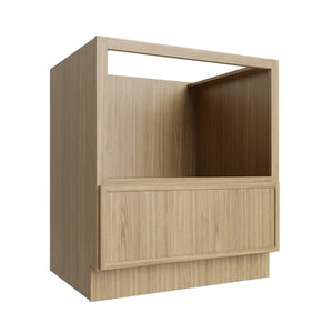 Oslo Oak Microwave Base Cabinet - 24