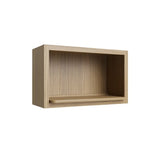 Oslo Oak Microwave Wall Cabinet 18Hx30Wx12D