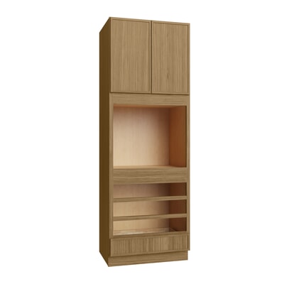 Oslo Oak Oven Cabinet - 33" W x 96" H