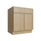 Oslo Oak Sink Base Cabinet - 30" W