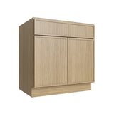 Oslo Oak Sink Base Cabinet - 33" W