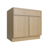 Oslo Oak Sink Base Cabinet - 36" W