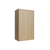 Oslo Oak Single Door Wall Cabinet - 18" W x 36" H
