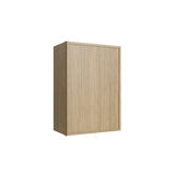 Oslo Oak Single Door Wall Cabinet - 21" W x 30" H