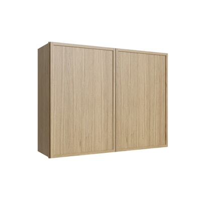 Oslo Oak Double Door Wall Cabinet - 30" W x 30" H